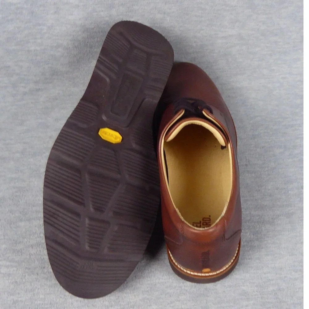 Samuel Hubbard Founder Mens Cognac Leather Oxford Shoes M2100-165 Size 13 M